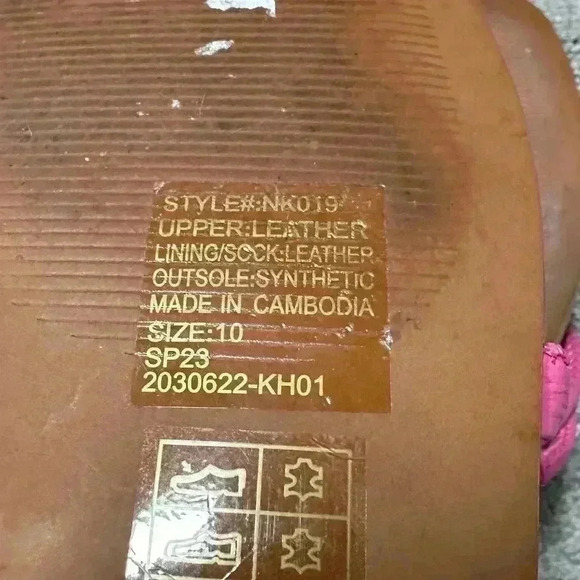 Madewell The Amel Leather Strappy Slip On Sandals Raspberry Frosting Women’s 10 - Picture 8 of 8